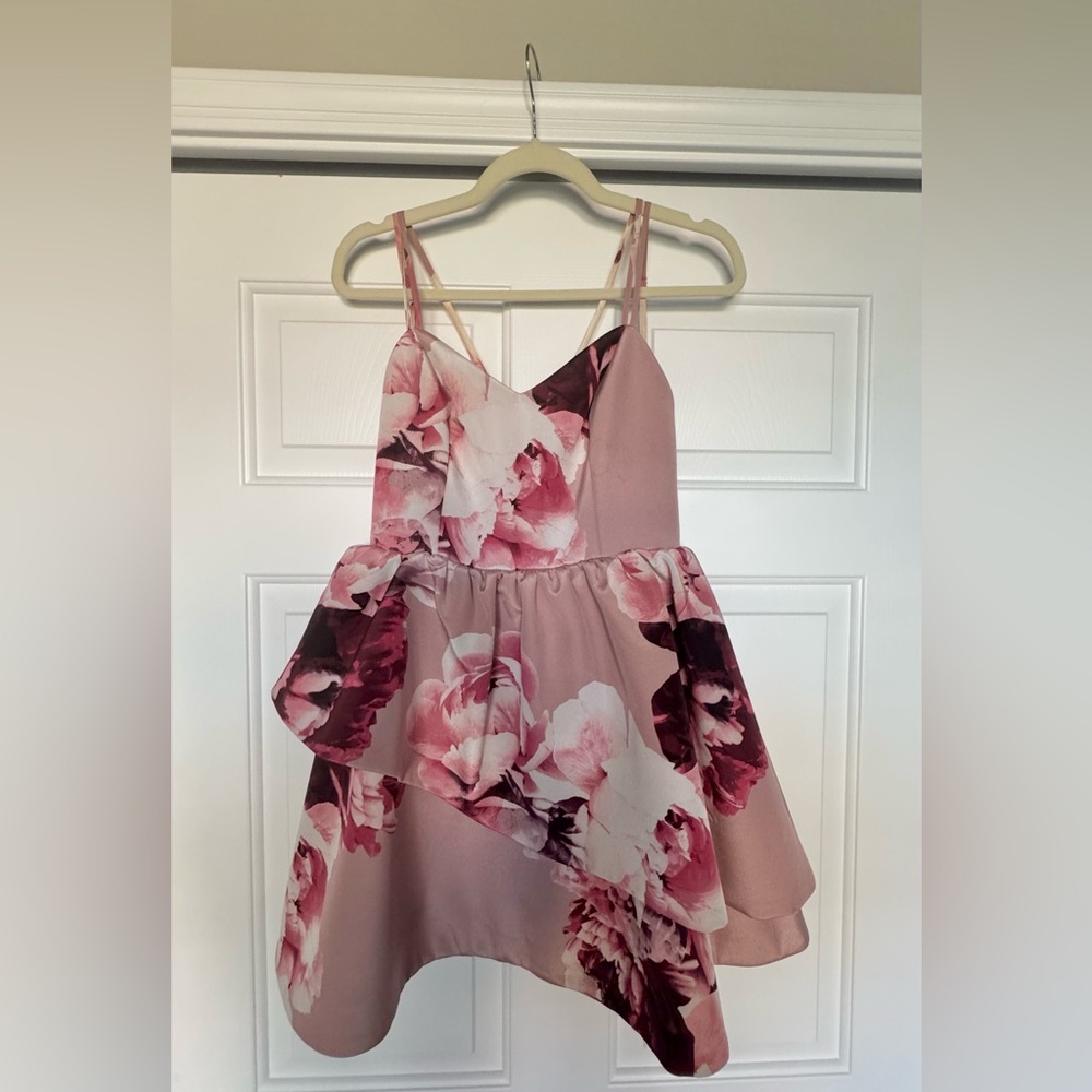 KEEPSAKE the Label Last Stand Dress in Pink Floral Size Small